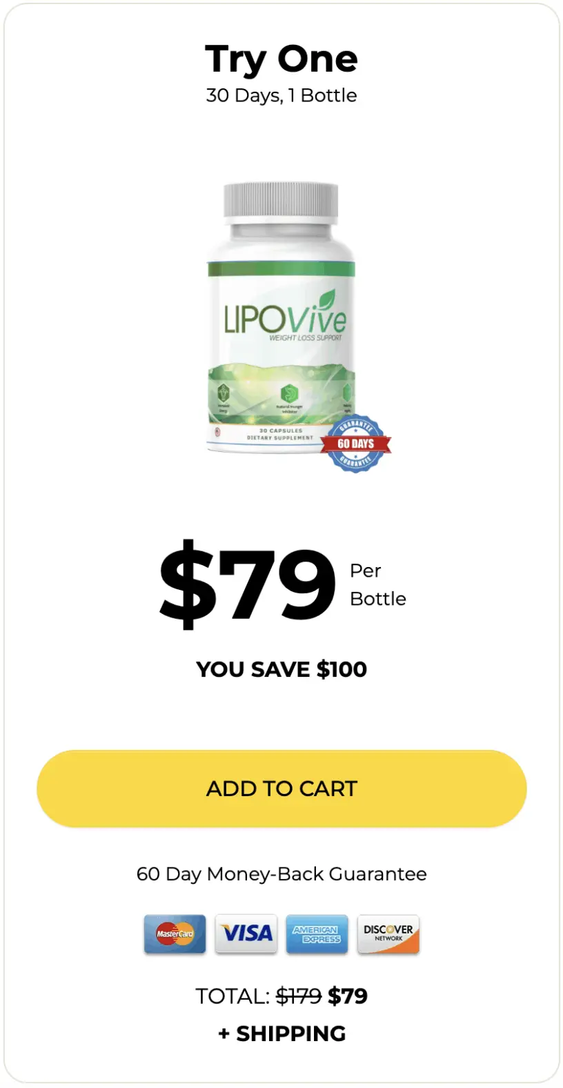 LipoVive 1 Bottle