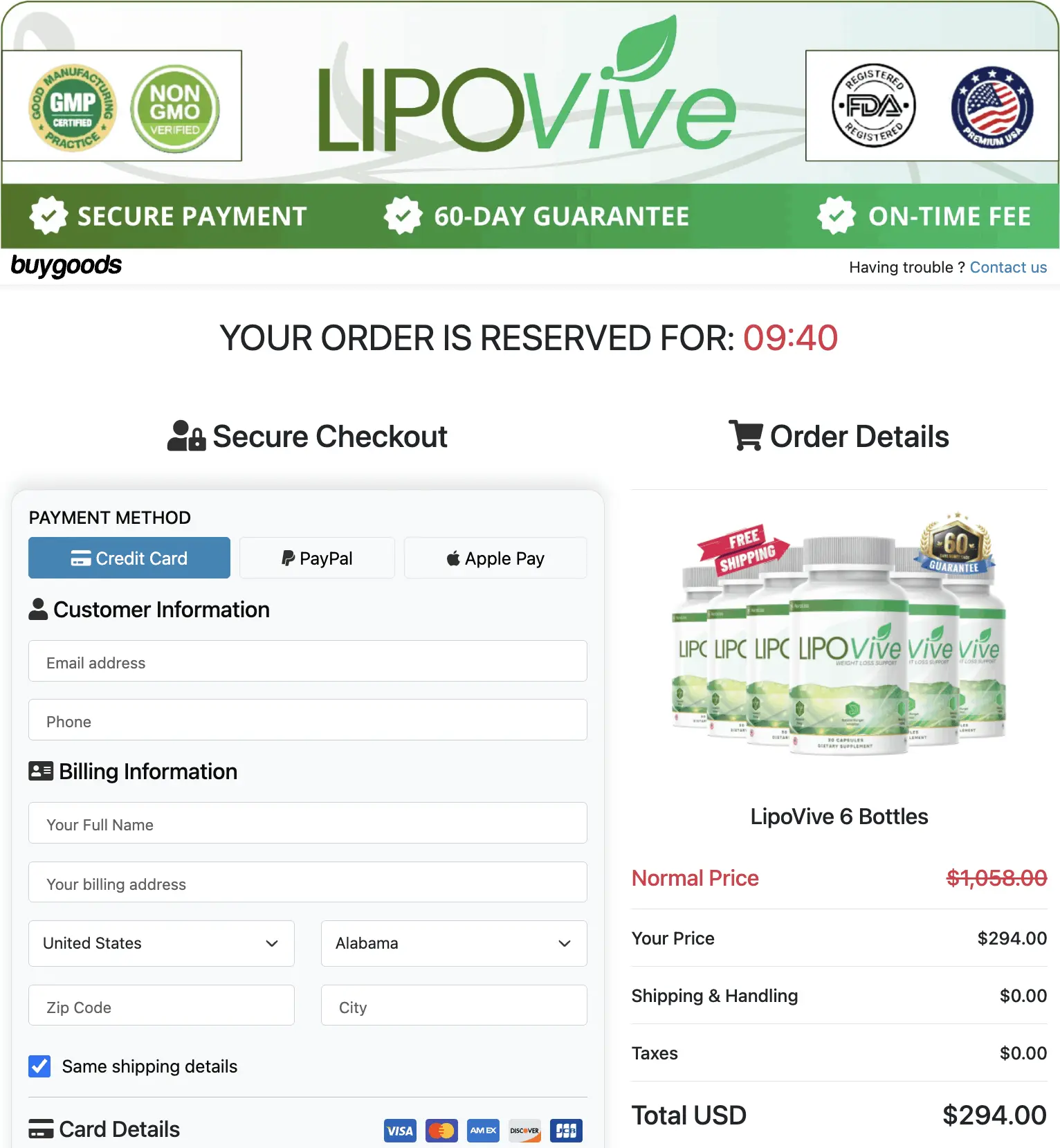 LipoVive Order Now